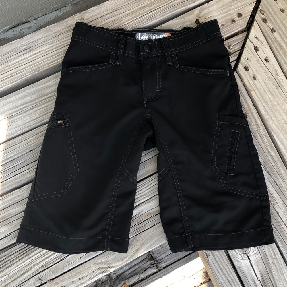 Boys light weight black shorts